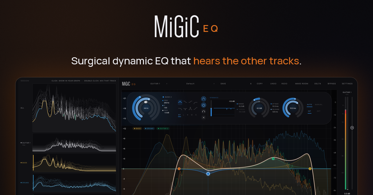 MiGiC EQ — Stop soloing. Start seeing. · MiGiC